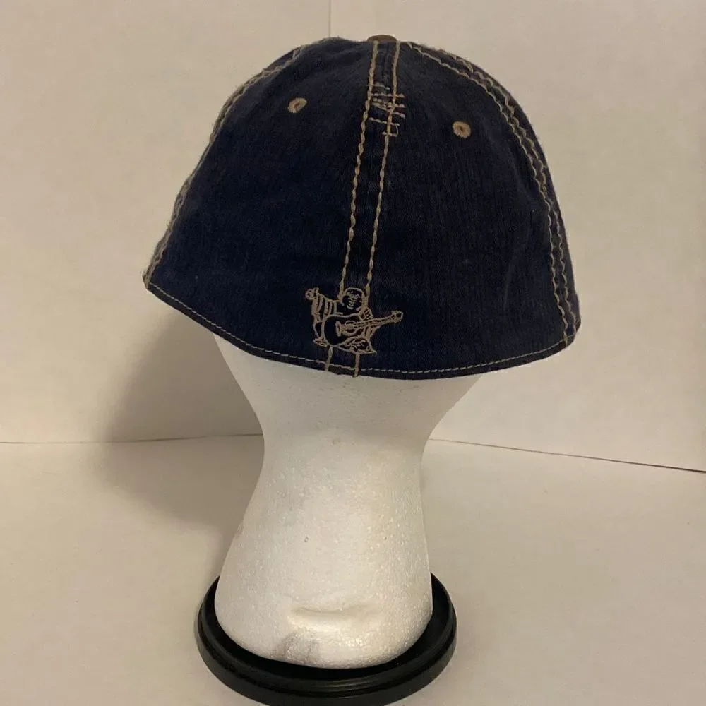 RARE TRUE RELIGION Brand Jeans Since 1956 Distressed‎ Fitted Hat